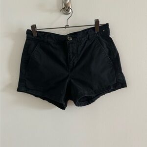 Express Shortie Mid Rise Shorts